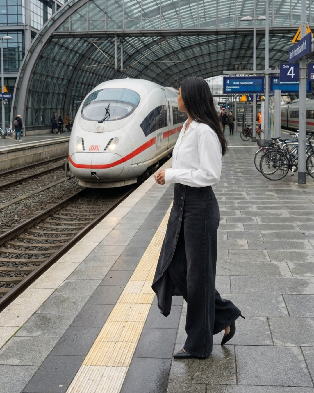 Pantalón vaquero de cintura alta