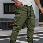 Bruno | Pantalones cargo elásticos para hombre