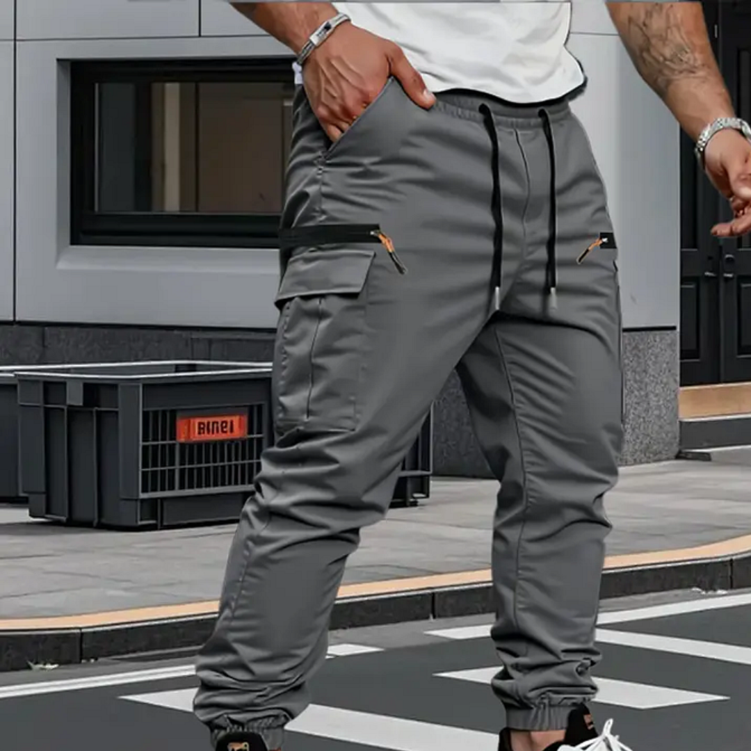 Bruno | Pantalones cargo elásticos para hombre