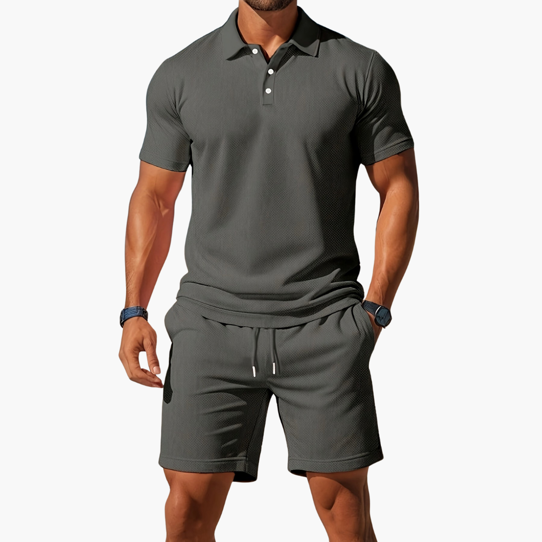 Pablo - Conjunto de Polo de Manga Corta y Pantalones