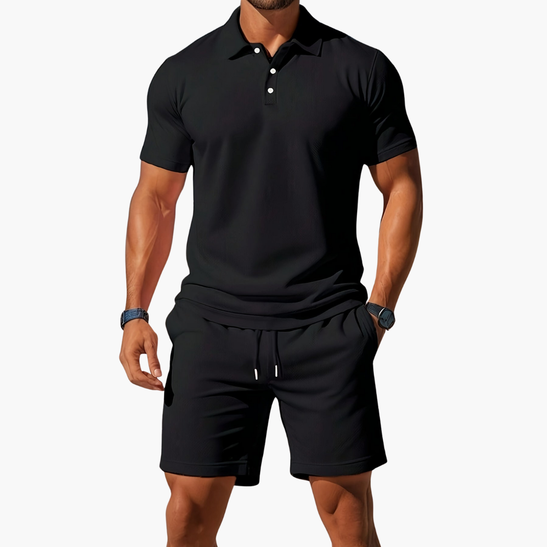 Pablo - Conjunto de Polo de Manga Corta y Pantalones