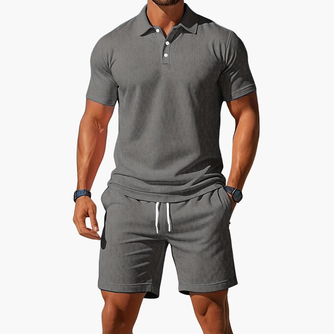 Pablo - Conjunto de Polo de Manga Corta y Pantalones
