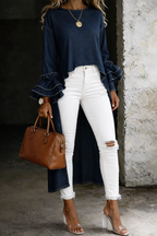 Ashley | Blusa informal estilo camisa