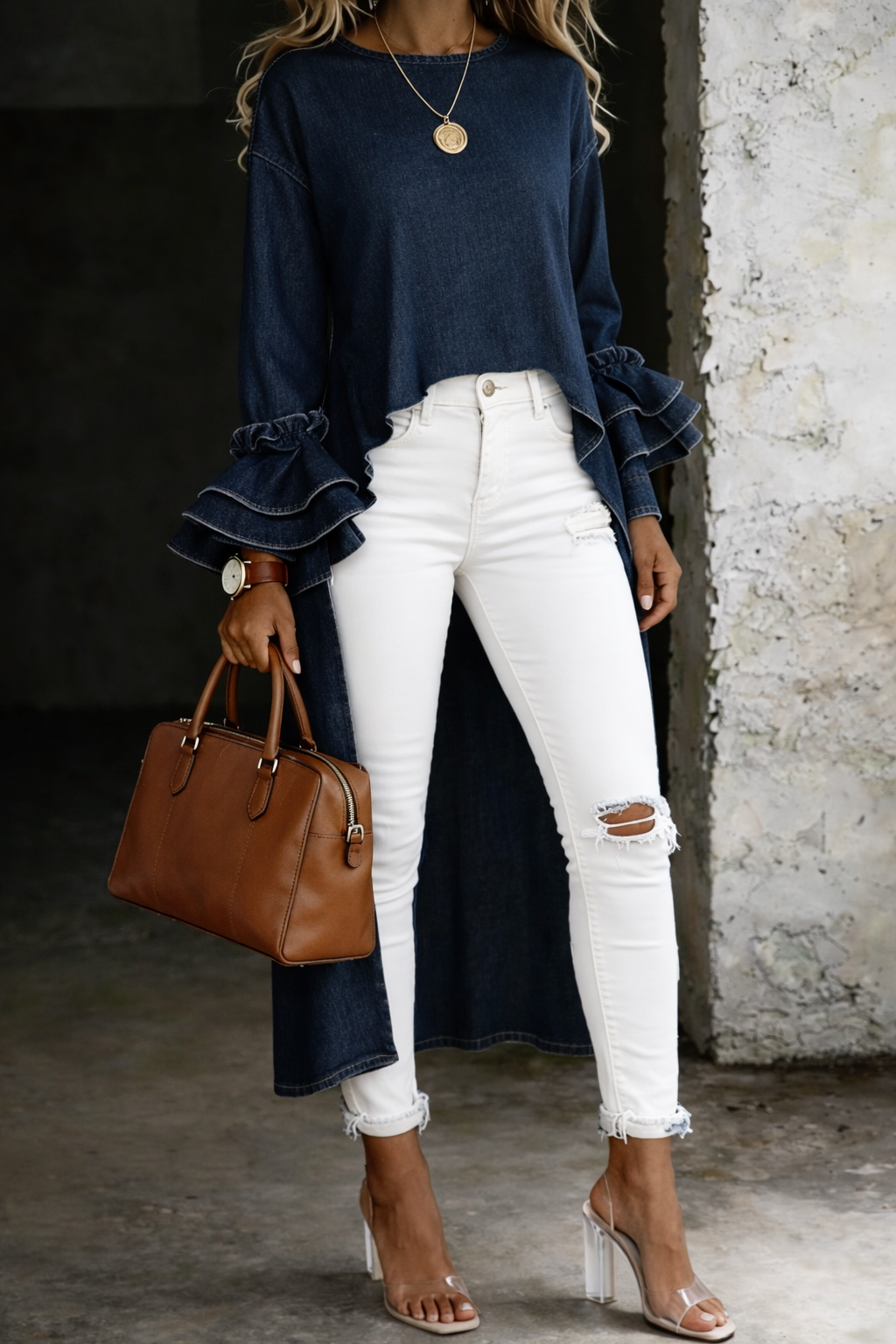 Ashley | Blusa informal estilo camisa