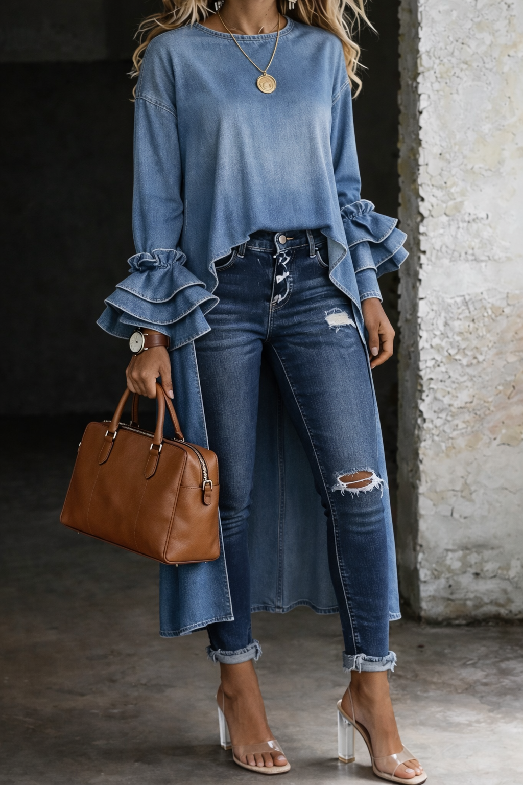 Ashley | Blusa informal estilo camisa