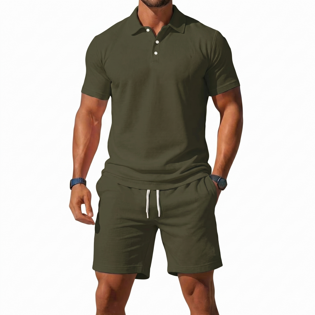 Pablo - Conjunto de Polo de Manga Corta y Pantalones