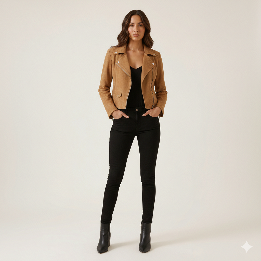 Nieve Suave - Chaqueta de pelo sintético