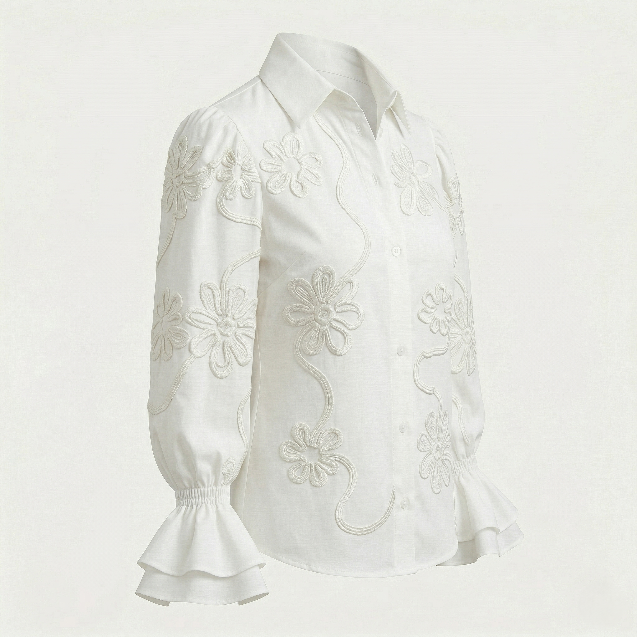 Blusa casual con estampado floral