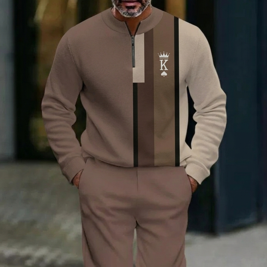 Zyro - Conjunto de hombre estampado