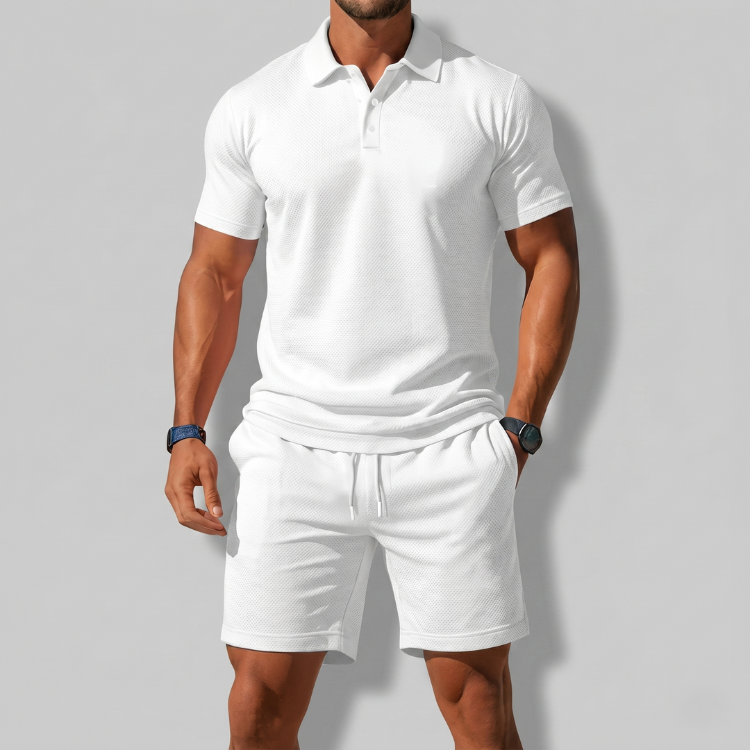 Pablo - Conjunto de Polo de Manga Corta y Pantalones