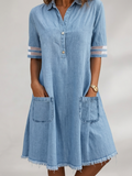 Lucía - Vestido vaquero que favorece la figura