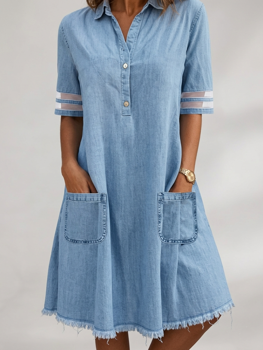 Lucía - Vestido vaquero que favorece la figura
