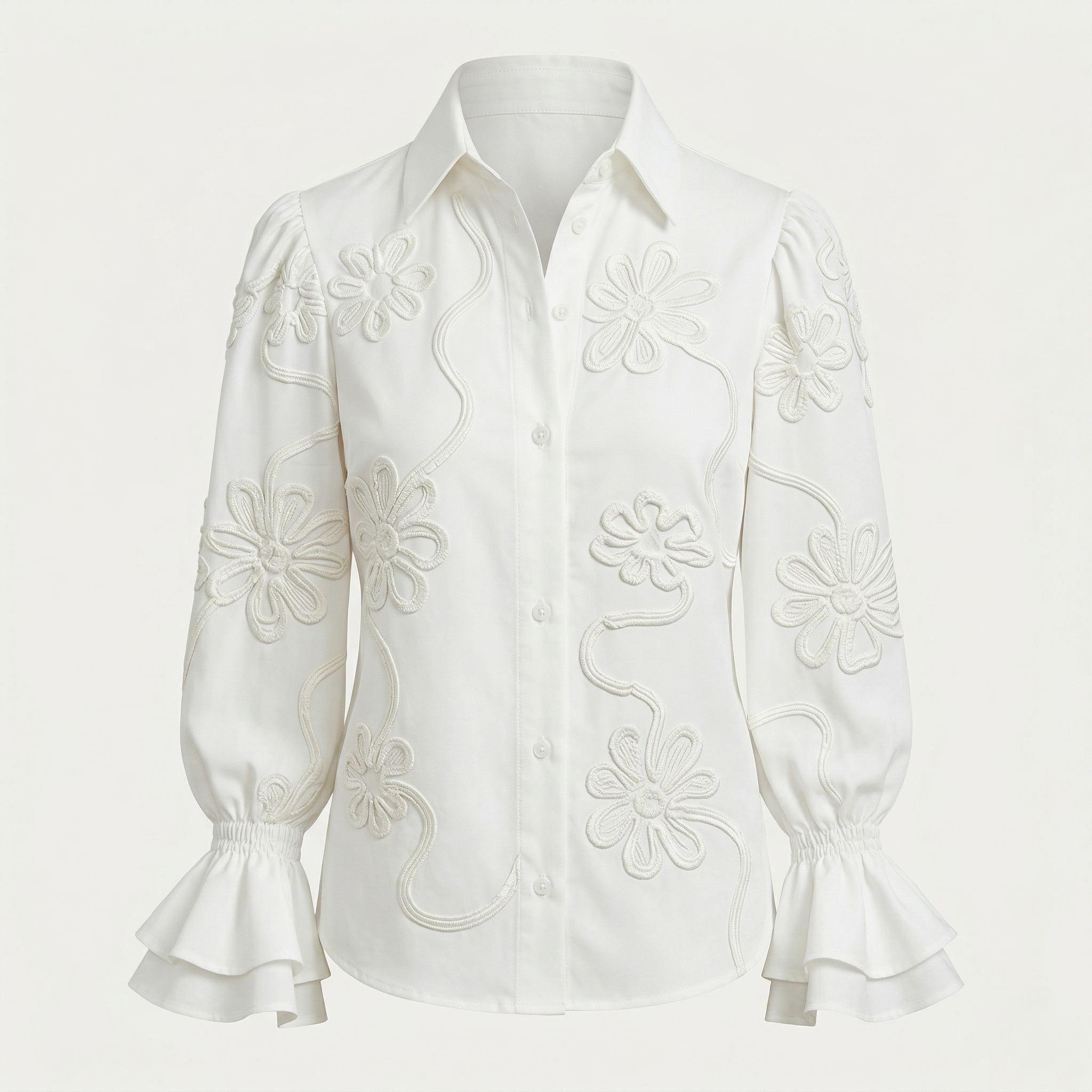 Blusa casual con estampado floral