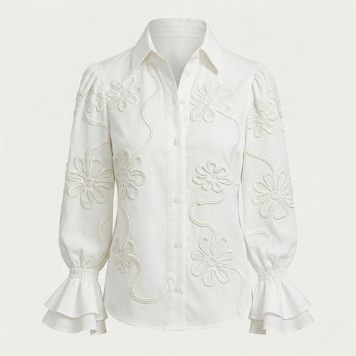 Blusa casual con estampado floral
