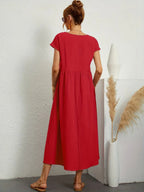 Noémie™— Elegancia atemporal, vestido midi fluido