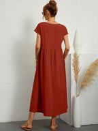 Noémie™— Elegancia atemporal, vestido midi fluido