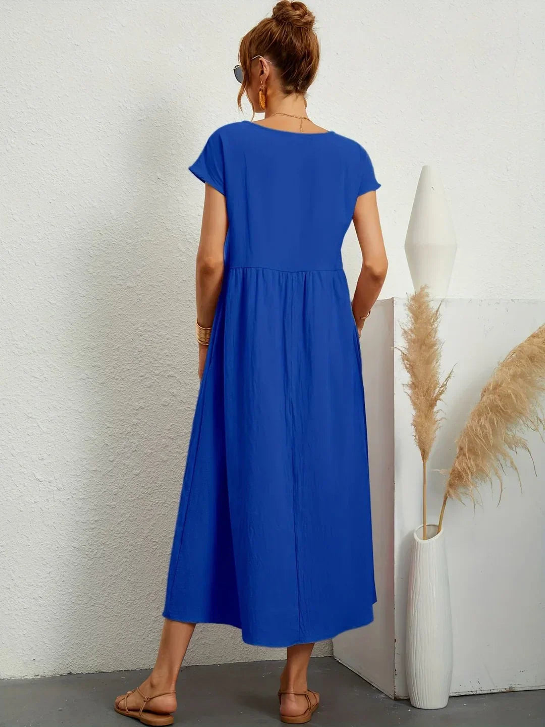 Noémie™— Elegancia atemporal, vestido midi fluido