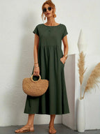 Noémie™— Elegancia atemporal, vestido midi fluido