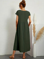 Noémie™— Elegancia atemporal, vestido midi fluido