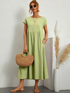 Noémie™— Elegancia atemporal, vestido midi fluido