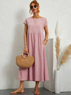 Noémie™— Elegancia atemporal, vestido midi fluido