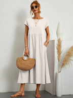 Noémie™— Elegancia atemporal, vestido midi fluido