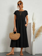 Noémie™— Elegancia atemporal, vestido midi fluido