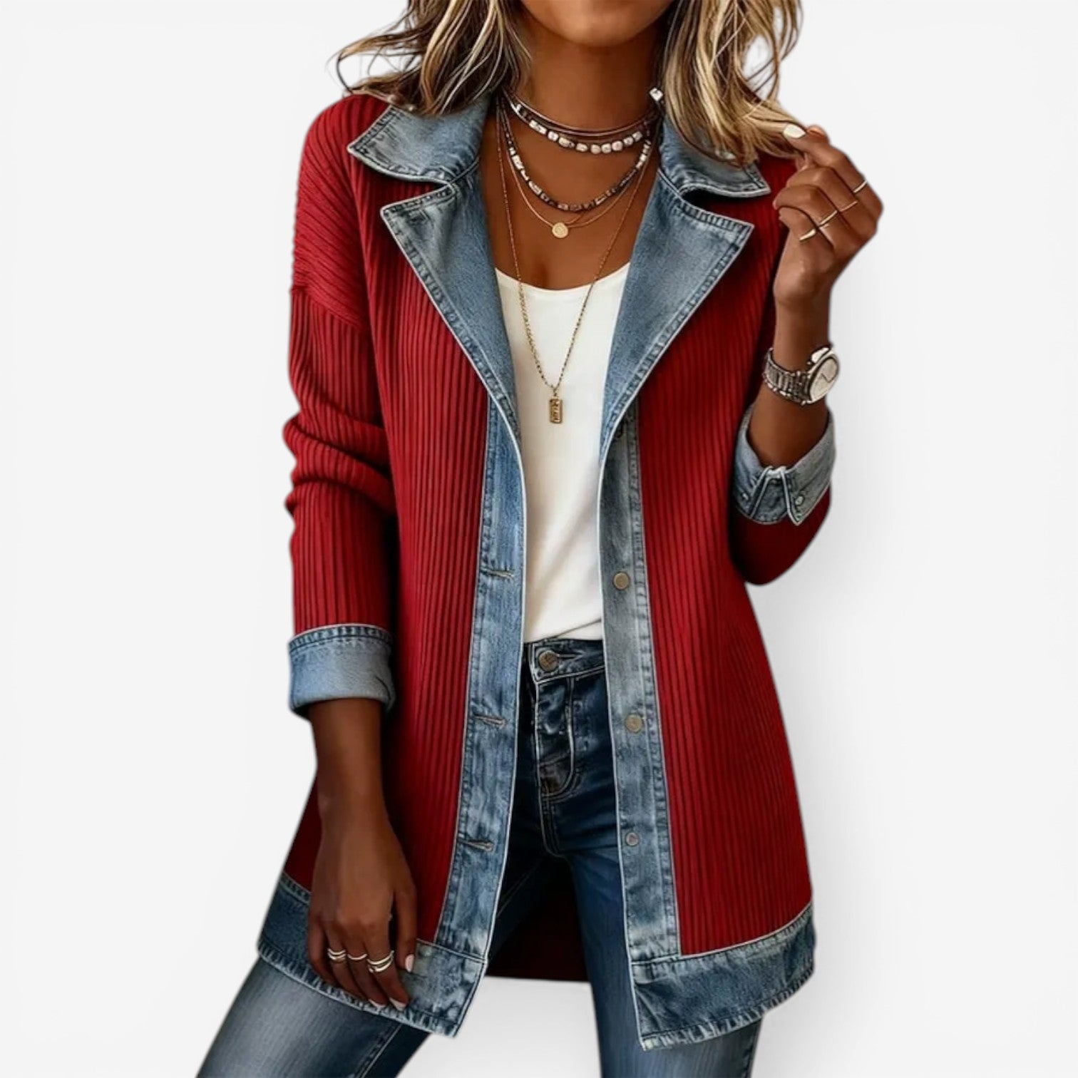 Martina Vega | Chaqueta Punto Denim