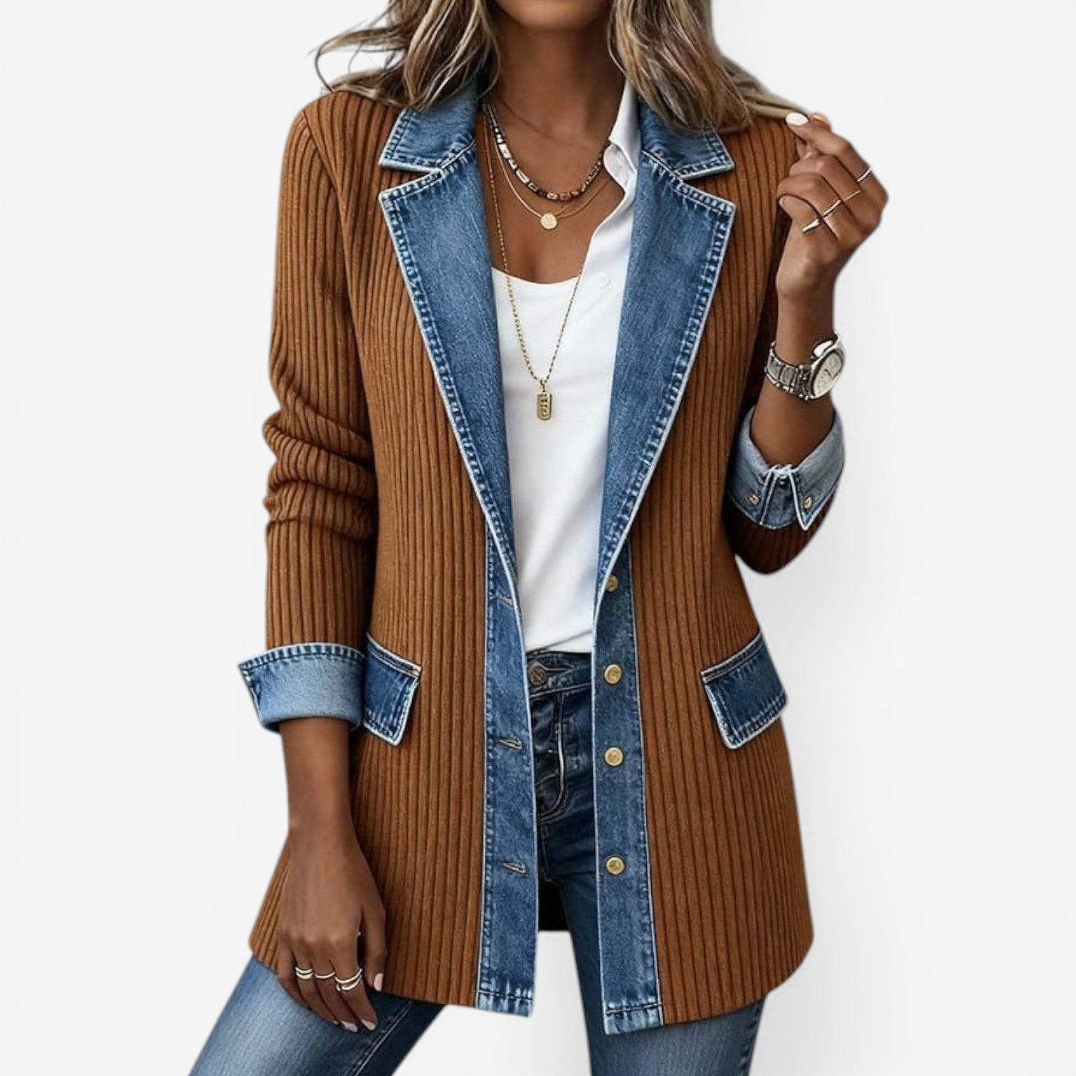 Martina Vega | Chaqueta Punto Denim
