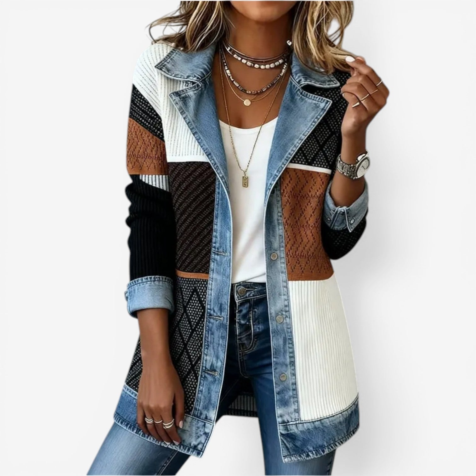 Martina Vega | Chaqueta Punto Denim