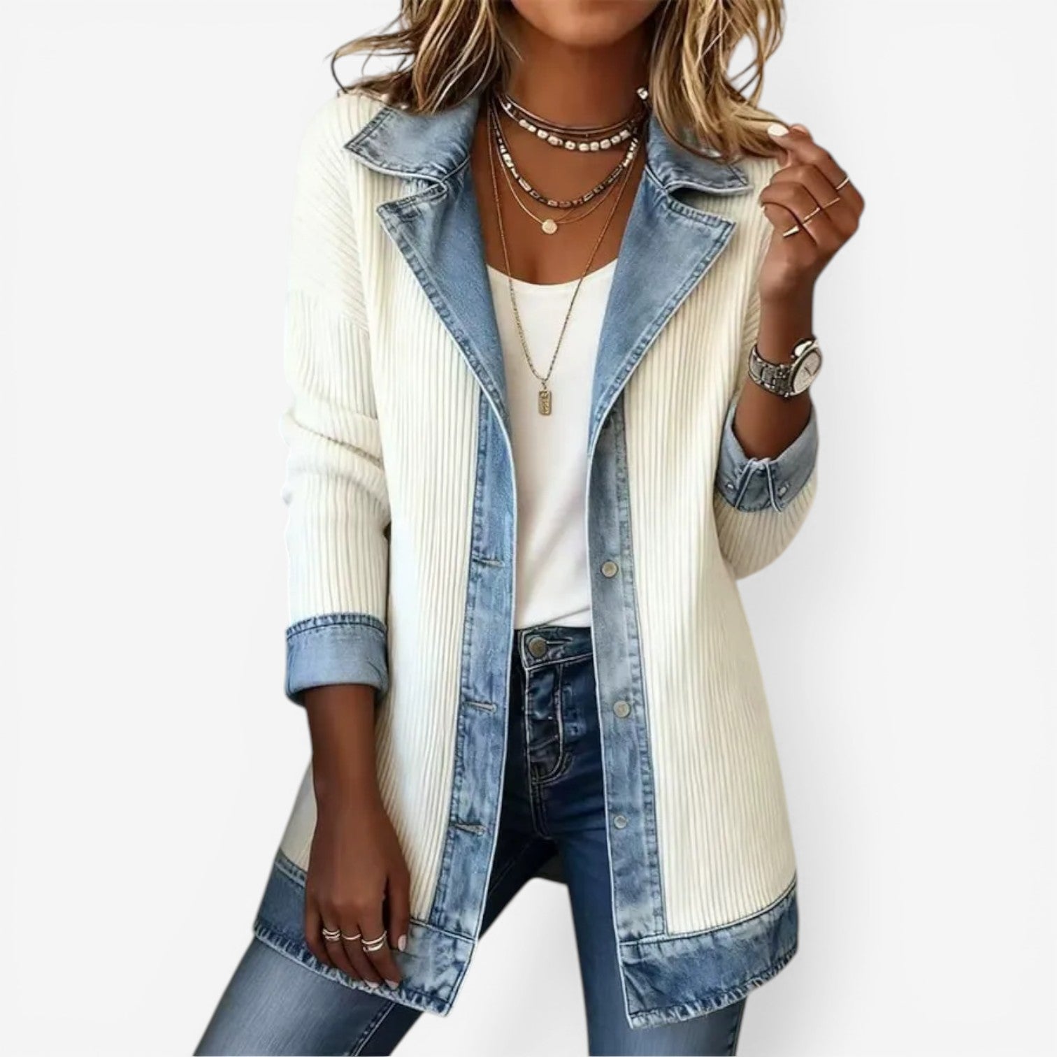Martina Vega | Chaqueta Punto Denim