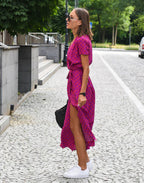 Valentina - Escote forma en V que realza la figura