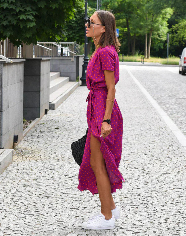 Valentina - Escote forma en V que realza la figura