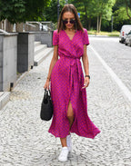 Valentina - Escote forma en V que realza la figura