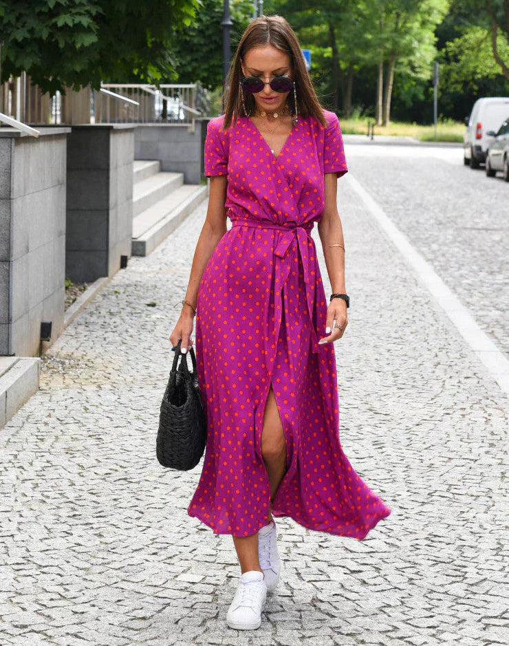 Valentina - Escote forma en V que realza la figura