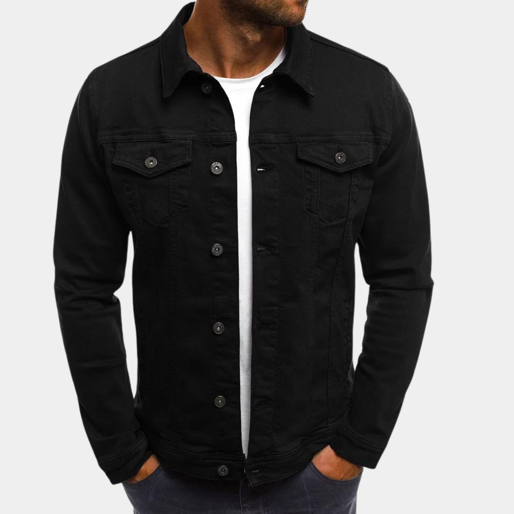 Raúl - Chaqueta vaquera hombre con botones y bolsillos