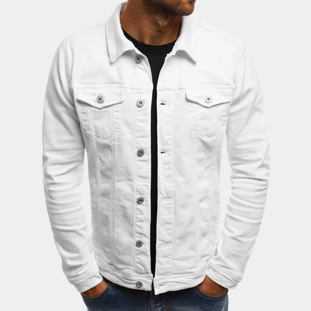 Raúl - Chaqueta vaquera hombre con botones y bolsillos
