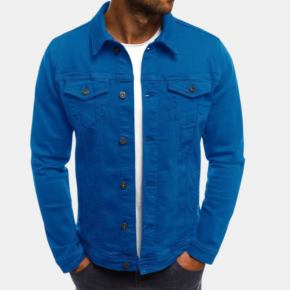 Raúl - Chaqueta vaquera hombre con botones y bolsillos