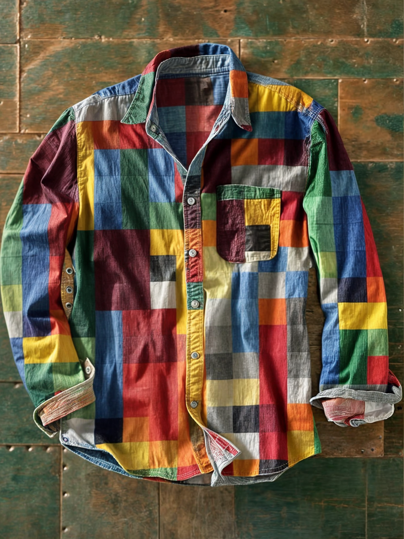 Sietse™ | Camisa patchwork cómoda y única.