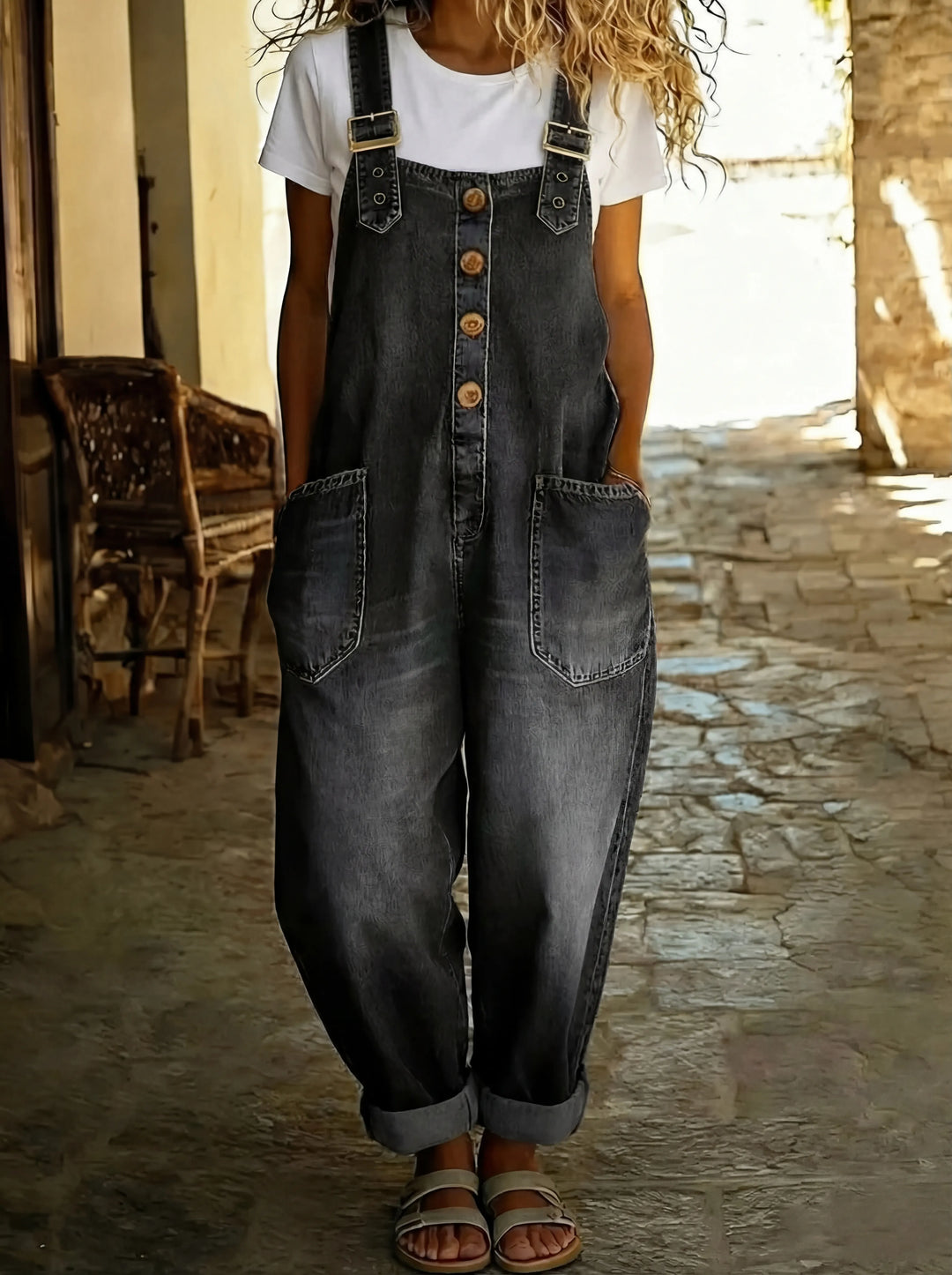 Alma™ - Mono vaquero informal con hebilla ajustable