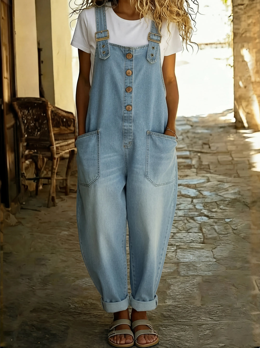 Alma™ - Mono vaquero informal con hebilla ajustable