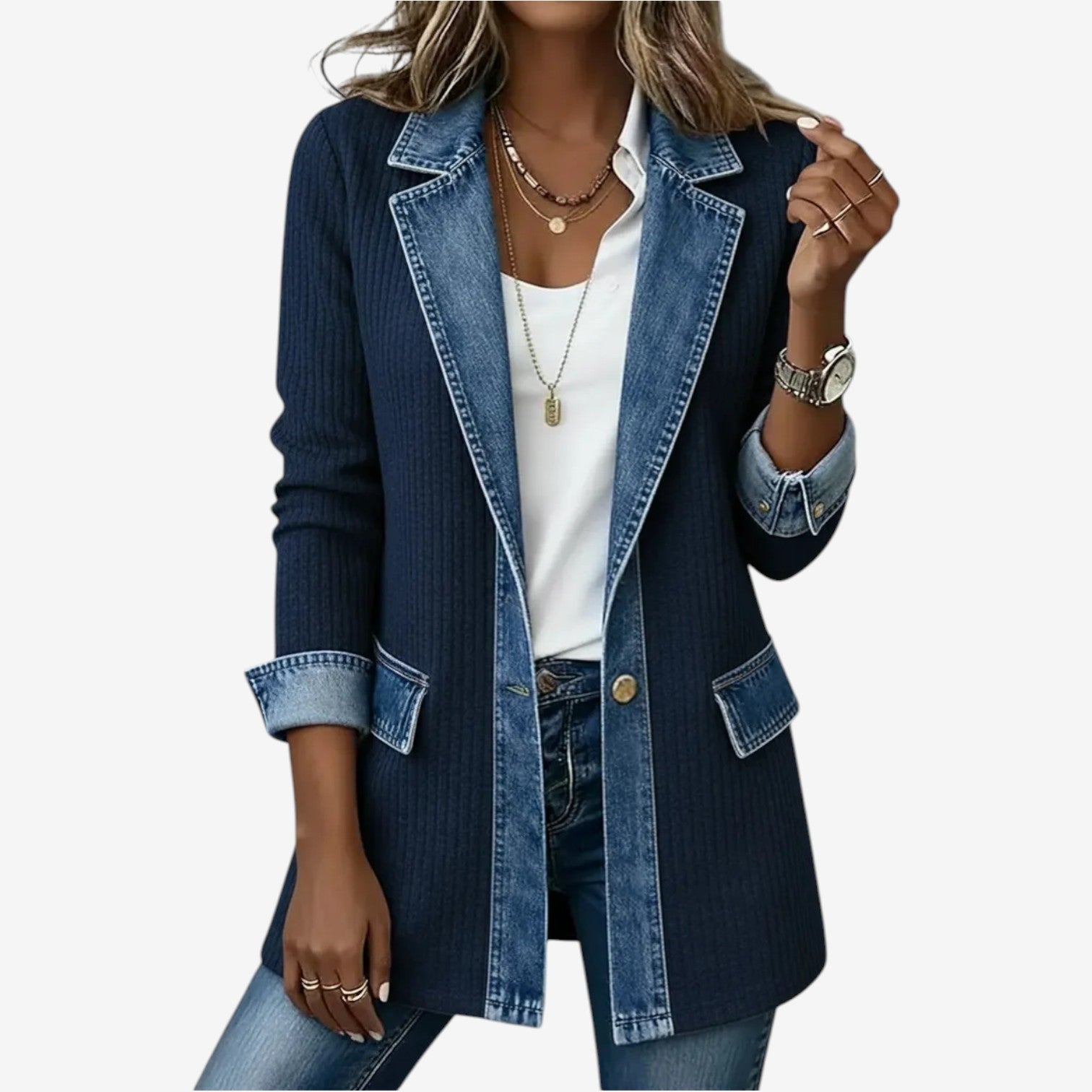 Martina Vega | Chaqueta Punto Denim