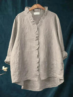 Eline | Blusa Elegante de primavera en Lino