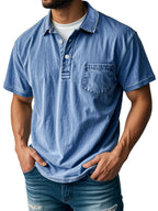 Leo - Camisa Polo de Manga Corta
