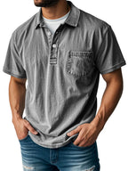 Leo - Camisa Polo de Manga Corta