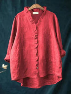 Eline | Blusa Elegante de primavera en Lino