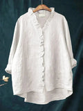 Eline | Blusa Elegante de primavera en Lino