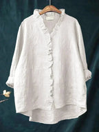 Eline | Blusa Elegante de primavera en Lino